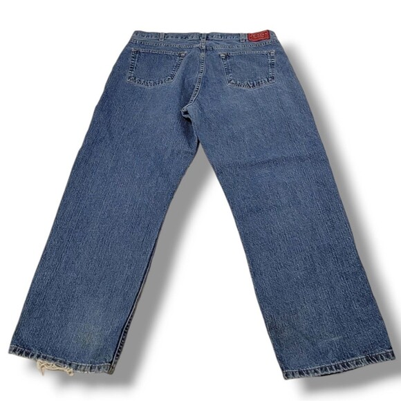 Vintage Arizona Jeans Size 40 W40" x L31" Arizona Baggy Jeans Straight Leg Jeans - Picture 3 of 8